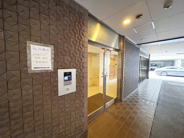 オートロック付きエントランス