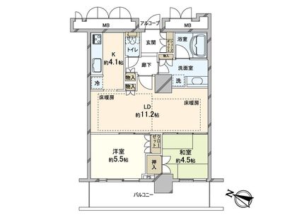間取図(平面図)