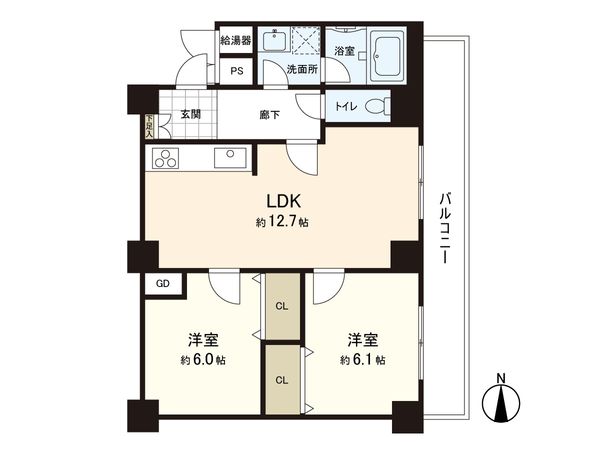 夕陽ヶ丘スカイハイツ 間取図(平面図) 夕陽ヶ丘スカイハイツ 間取図(平面図)