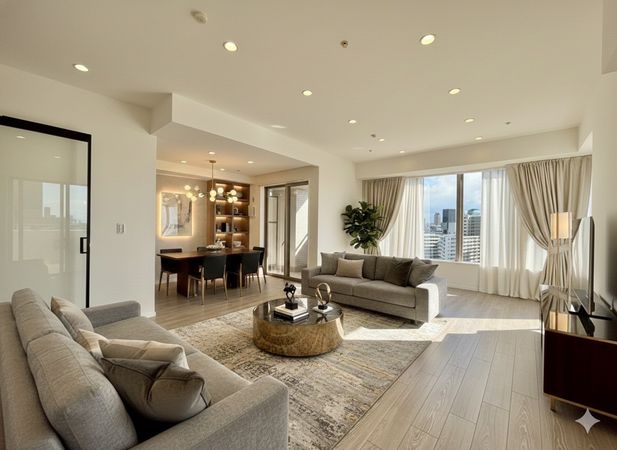 グランドメゾン京町堀タワー リビング