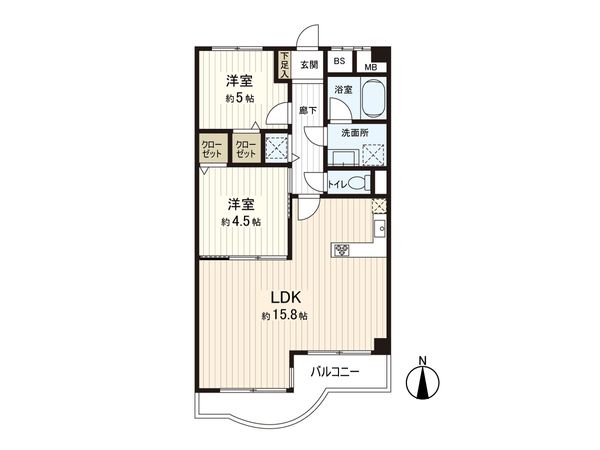 南堀江三洋ハイツ 間取図(平面図)