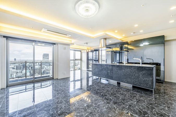 ローレルタワー心斎橋 リビング