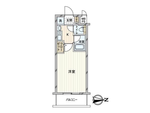 エスリード梅田西第3 間取図(平面図) 間取図(平面図)