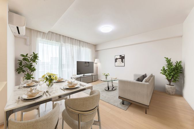 シーサイドレジデンスコスモスクエア駅前 リビング