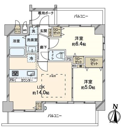 セレッソコート南堀江マルティア 間取図(平面図) セレッソコート南堀江マルティア 間取図(平面図)