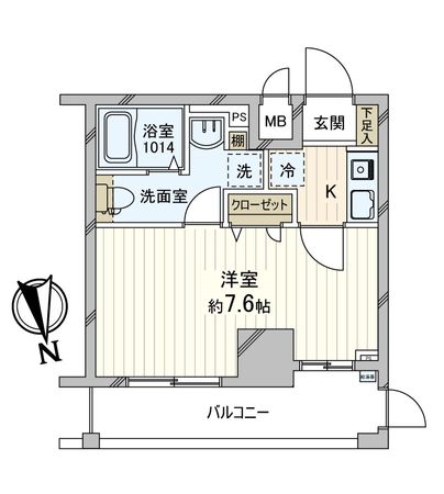 エスリード北浜 間取図(平面図) エスリード北浜 間取図(平面図)