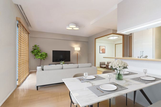 シーサイドレジデンスコスモスクエア駅前 リビング