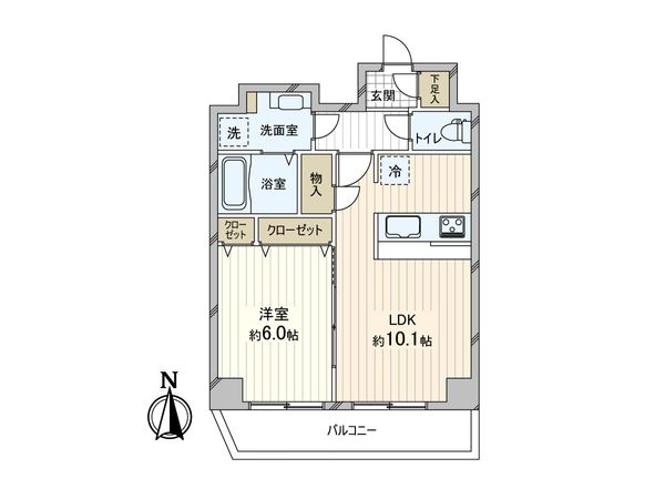 スワンズシティ難波南 間取図(平面図) スワンズシティ難波南 間取図(平面図)