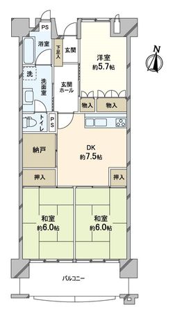 大阪マリンハイツ 間取図(平面図) 大阪マリンハイツ 間取図(平面図)