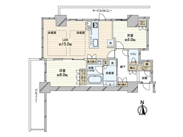ブランズタワー・ウェリス心斎橋SOUTH 間取図(平面図) ブランズタワー・ウェリス心斎橋SOUTH 間取図(平面図)