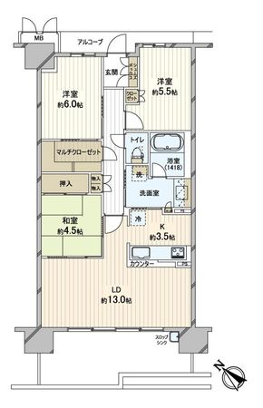ベイサイドシティコスモスクエア駅前 間取図(平面図)