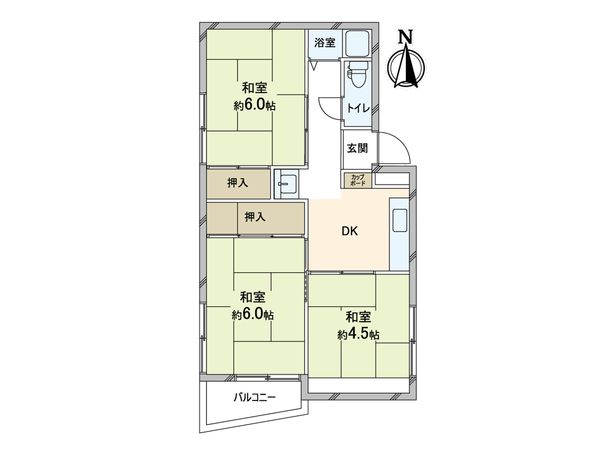 南港東住宅 間取図(平面図)