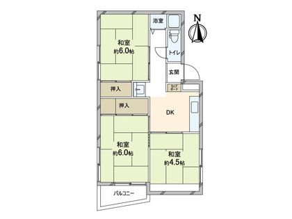 南港東住宅 間取図(平面図)