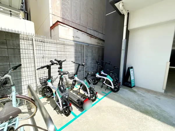 レンタル自転車置場