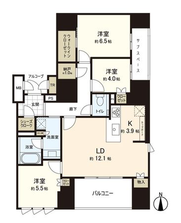 グランドメゾン北堀江レジデンス 間取図(平面図) グランドメゾン北堀江レジデンス 間取図(平面図)