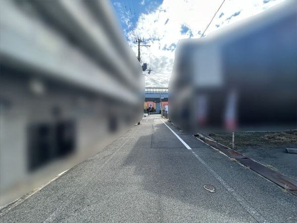 尼崎市道意町三丁目 土地 前面道路含む外観