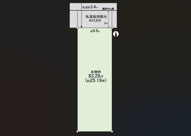 尼崎市西難波町4丁目 土地 区画図 尼崎市西難波町4丁目 土地 区画図