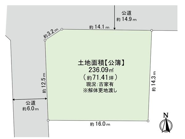 尼崎市塚口町6丁目 土地 区画図 尼崎市塚口町6丁目 土地 区画図