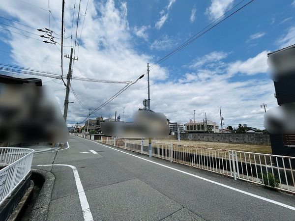 尼崎市東園田町4丁目 土地 前面道路含む外観 尼崎市東園田町4丁目 土地 前面道路含む外観