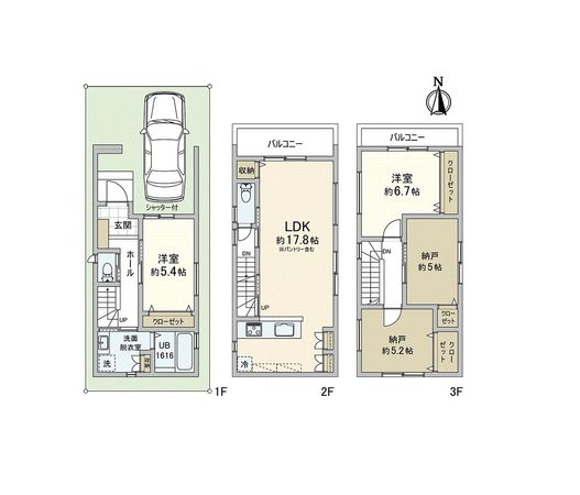 尼崎市瓦宮2丁目 新築戸建 間取図(平面図) 尼崎市瓦宮2丁目 新築戸建 間取図(平面図)
