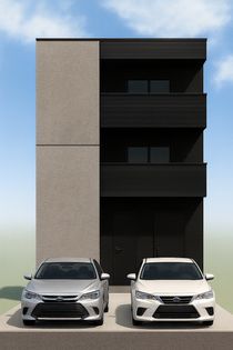 尼崎市食満5丁目 新築戸建 外観パース図