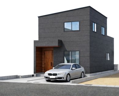 尼崎市東園田町2丁目 新築戸建B号棟 外観パース図