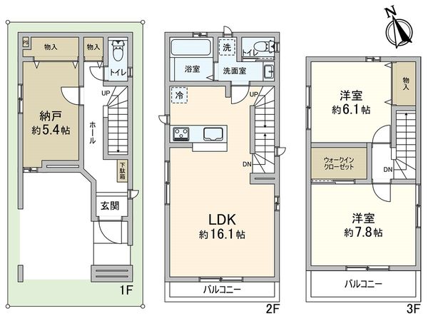 尼崎市南清水 新築戸建 間取図(平面図)