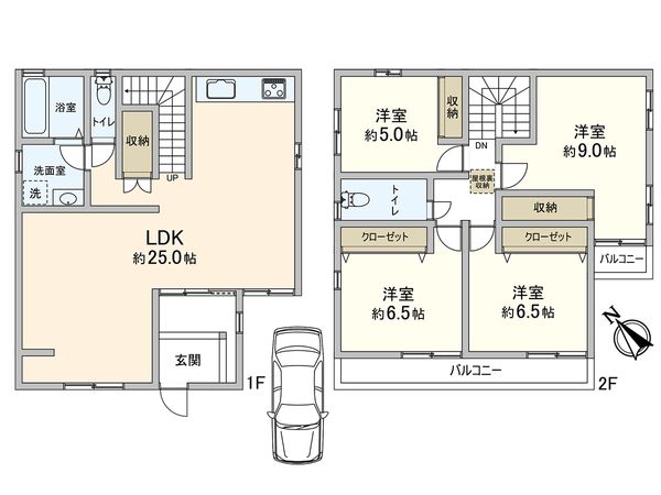 南塚口町8丁目 戸建 間取図(平面図) 間取図(平面図)