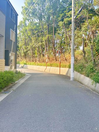尼崎市東園田町2丁目 新築戸建 22号地 前面道路含む外観 尼崎市東園田町2丁目 新築戸建 22号地 前面道路含む外観