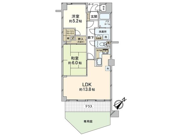 クリスタルコート塚口 間取図(平面図) クリスタルコート塚口 間取図(平面図)