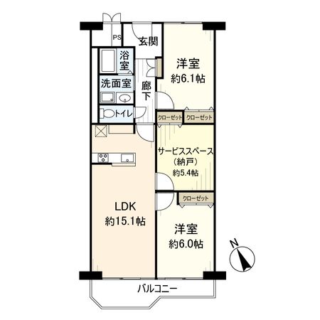 イトーピア尼崎 間取図(平面図)