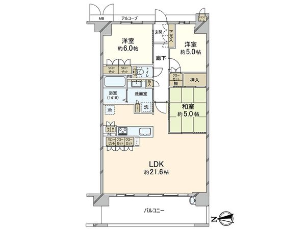 グレイスロワ武庫之荘 間取図(平面図) グレイスロワ武庫之荘 間取図(平面図)
