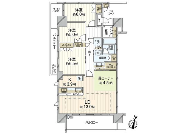 メイツ塚口レジアンス 間取図(平面図) メイツ塚口レジアンス 間取図(平面図)