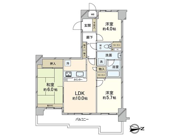 近松公園アーバンコート 間取図(平面図) 近松公園アーバンコート 間取図(平面図)