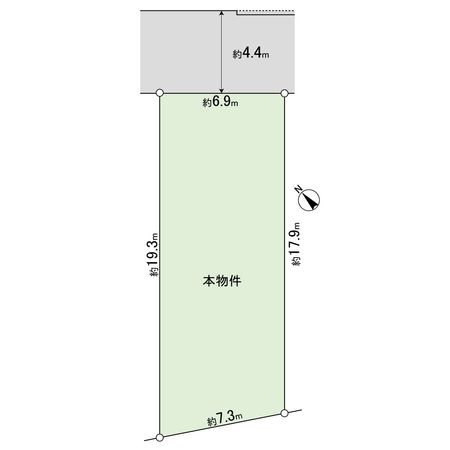 北園1丁目 土地 区画図 北園1丁目 土地 区画図
