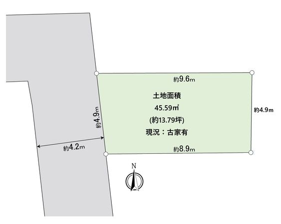 千僧4丁目 土地 区画図 区画図