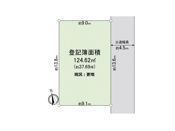 池尻1丁目 土地 区画図 池尻1丁目 土地 区画図
