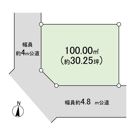 松ケ丘二丁目 土地 区画図 松ケ丘二丁目 土地 区画図