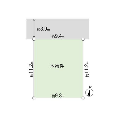 高台一丁目 土地 区画図 高台一丁目 土地 区画図