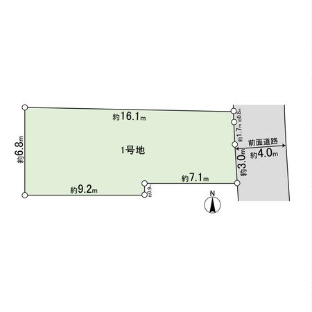 寺本1丁目 土地 区画図 寺本1丁目 土地 区画図