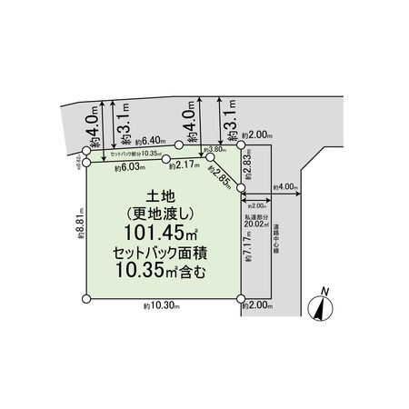 東野4丁目 土地 区画図 東野4丁目 土地 区画図