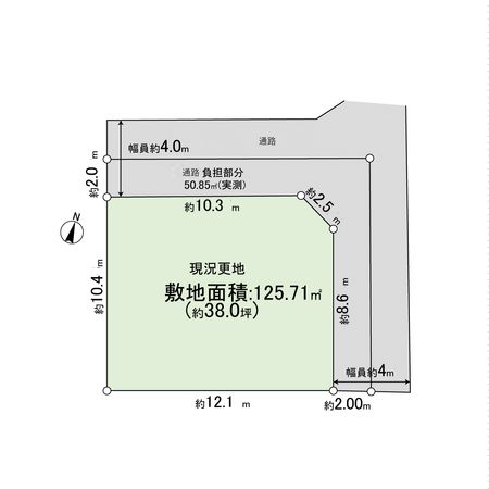 南野一丁目 土地 区画図 南野一丁目 土地 区画図
