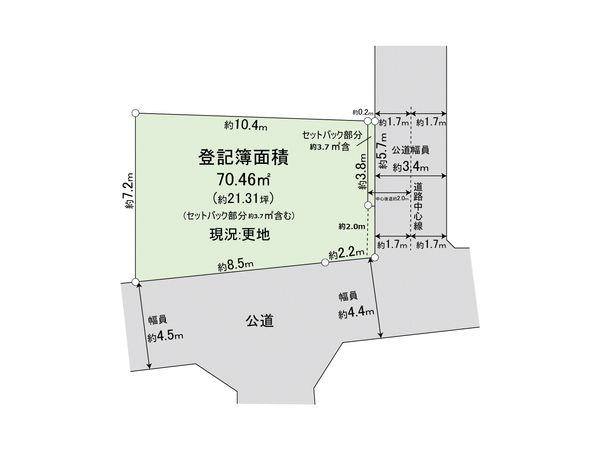 広畑3丁目 土地 区画図