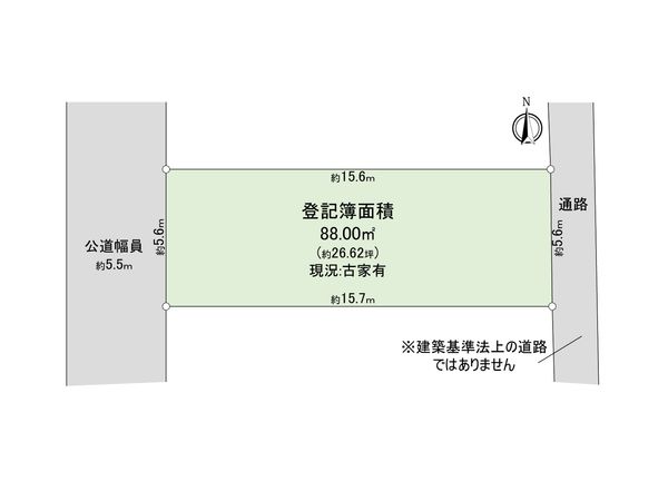 伊丹市堀池3丁目 土地 区画図