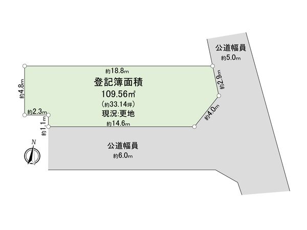 東野1丁目 土地 区画図 東野1丁目 土地 区画図