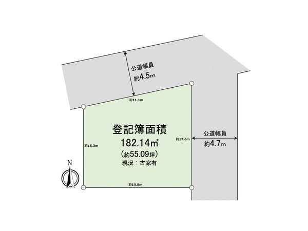 春日丘5丁目 土地 区画図 春日丘5丁目 土地 区画図