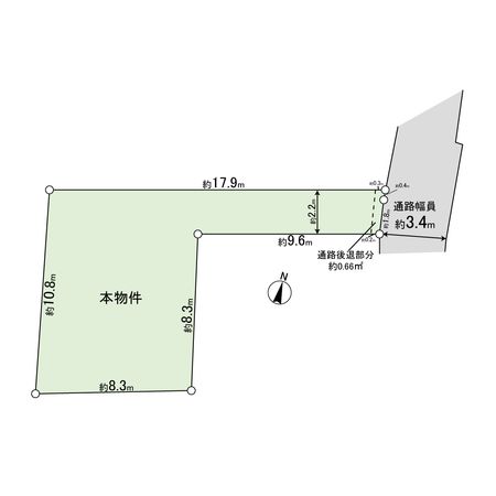 西野6丁目 土地 区画図 西野6丁目 土地 区画図