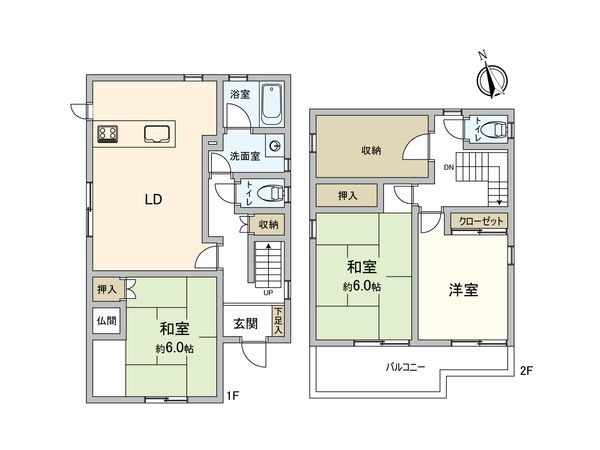 池尻1丁目 戸建 間取図(平面図) 池尻1丁目 戸建 間取図(平面図)