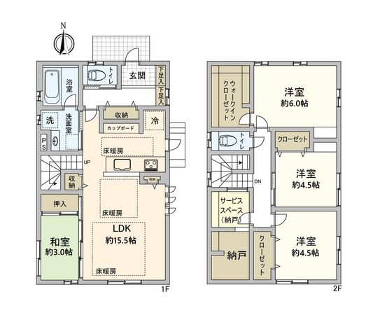鋳物師2丁目 戸建 間取図(平面図) 鋳物師2丁目 戸建 間取図(平面図)