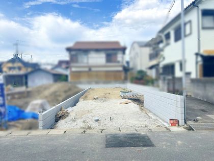 野間1丁目 新築戸建 4号棟 前面道路含む外観